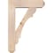 Ekena Millwork Olympic Craftsman Smooth Bracket w/ Offset Brace, Douglas Fir, 7 1/2"W x 28"D x 40"H BKT0806X28X40OLY04SDF - alternate 2